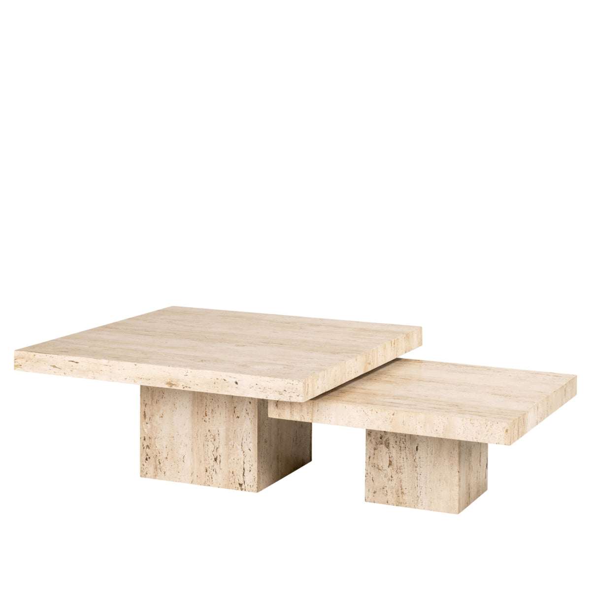 Richmond Interiors La Cantera sofabord - travertin - sæt á 2