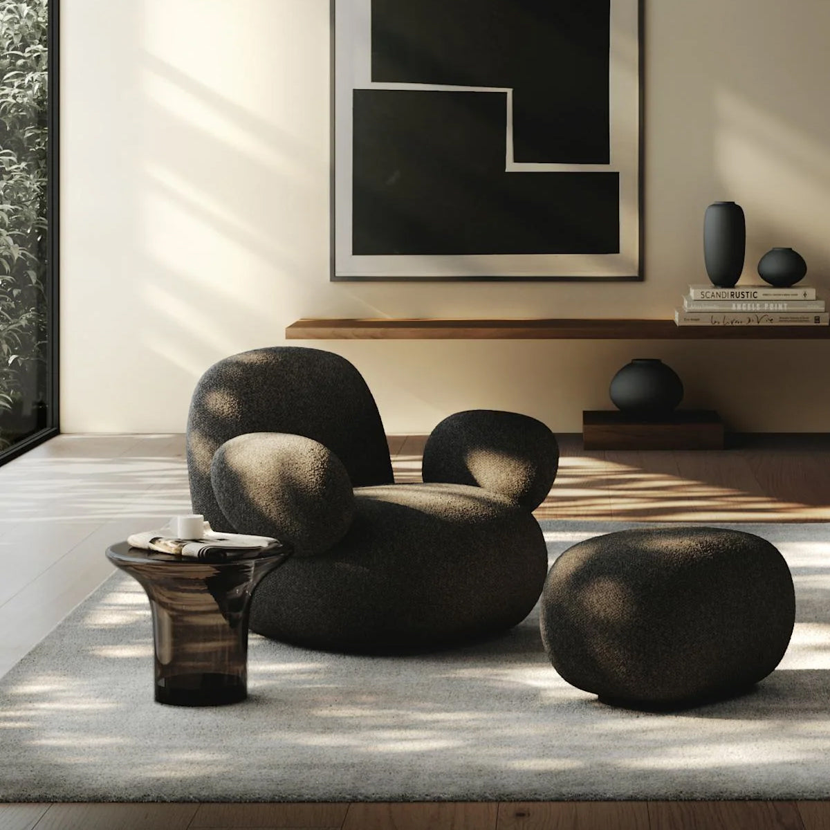 101 CPH Trumpet Table - Tall - Smoked Forest