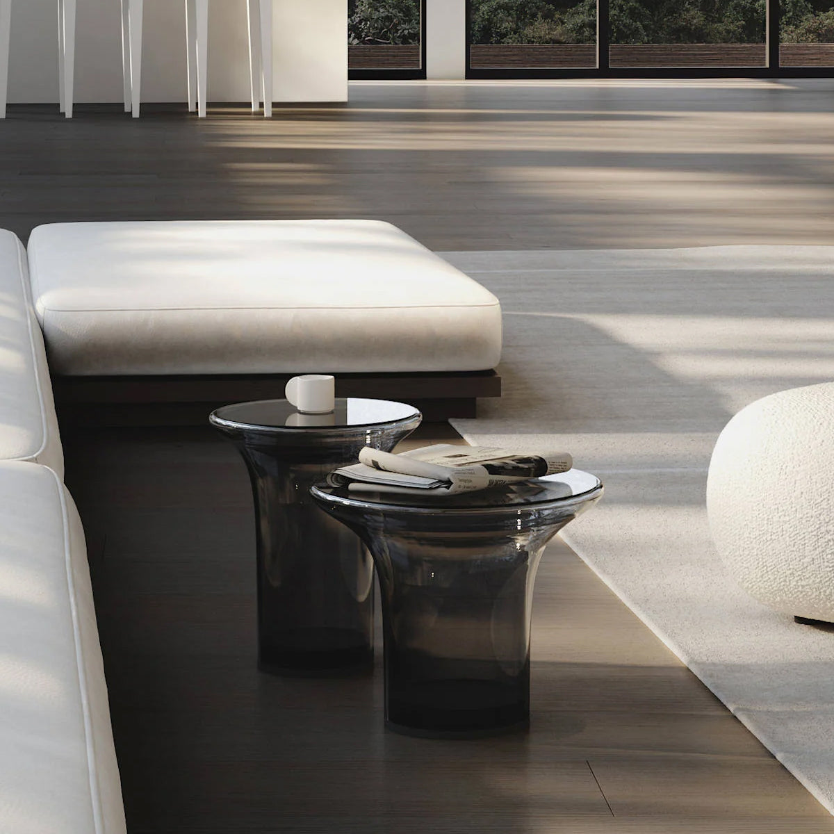 101 CPH Trumpet Table - Tall - Smoked Forest