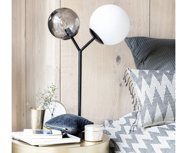 House Doctor Twice Bordlampe - Sort