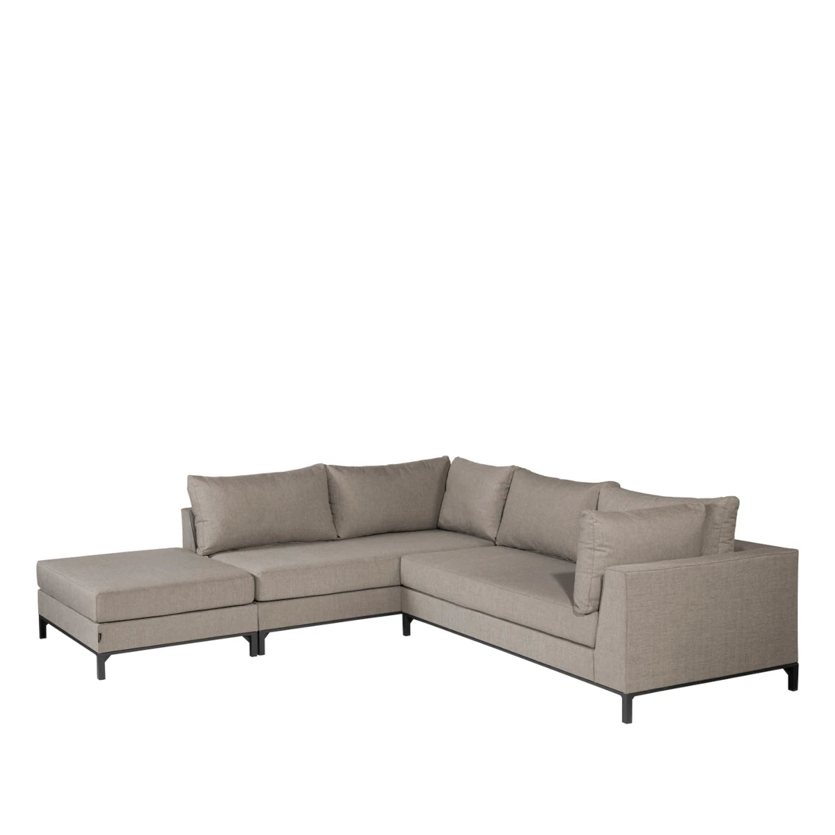 Exotan Sicilie Outdoor sofa - taupe - venstrevendt