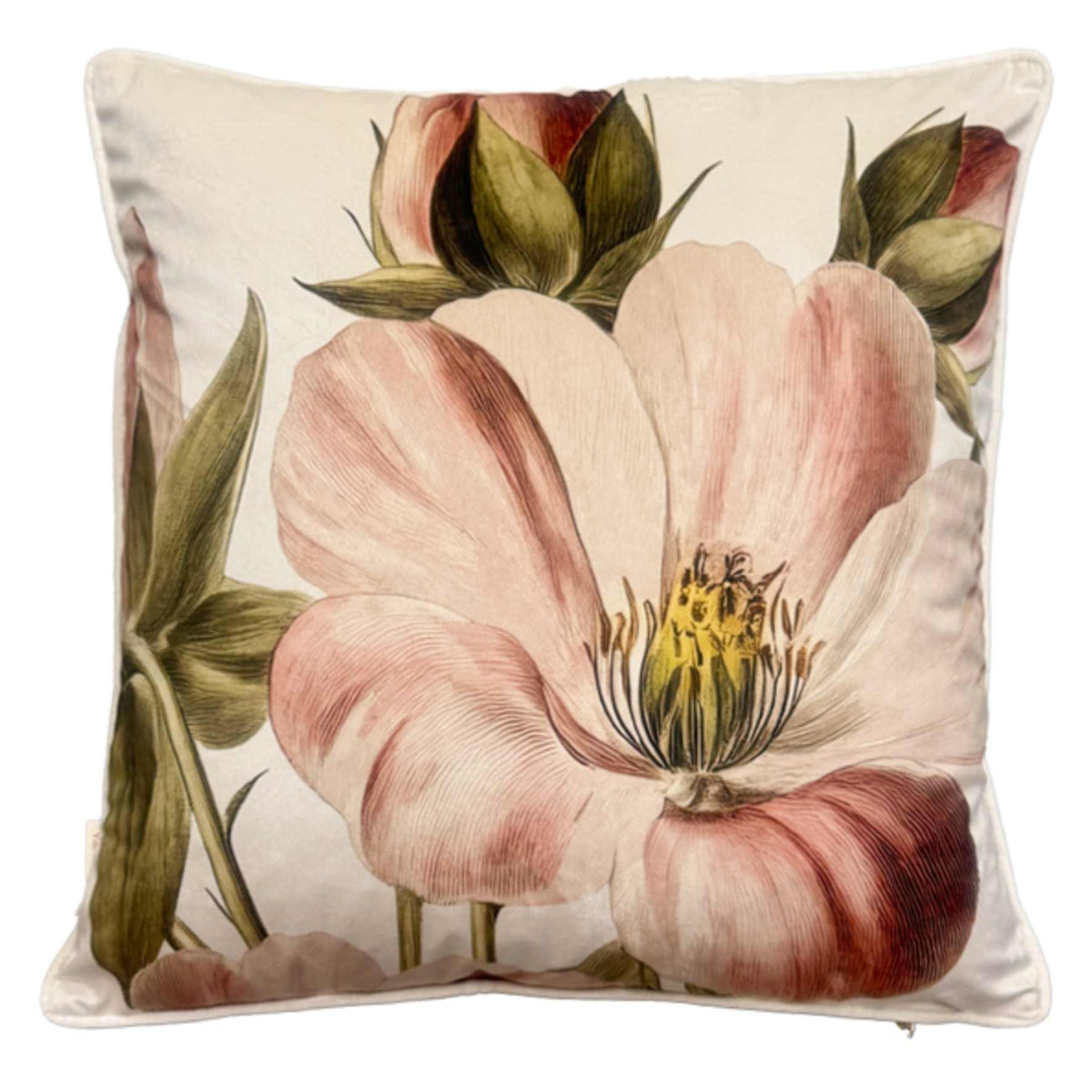 Vanillafly pude - rose tan - 50x50 - inkl fyld