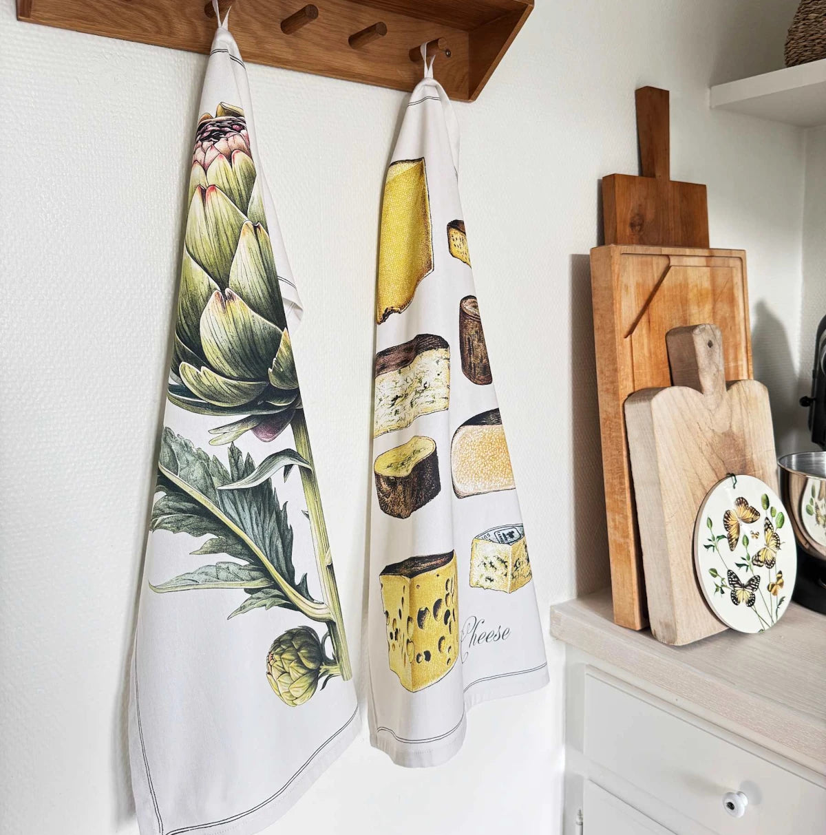 Vanillafly viskestykke - artichoke - 50x70