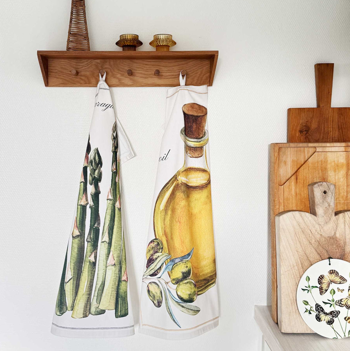 Vanillafly viskestykke - olive oil - 50x70