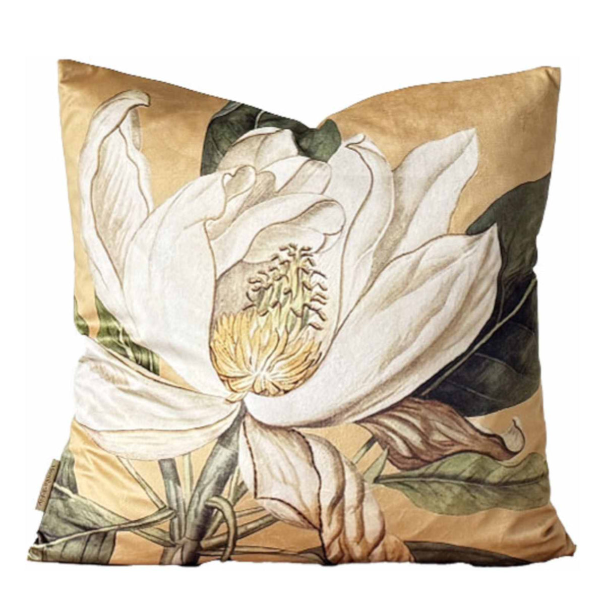 Vanillafly pude - golden yellow - 50x50 - inkl fyld