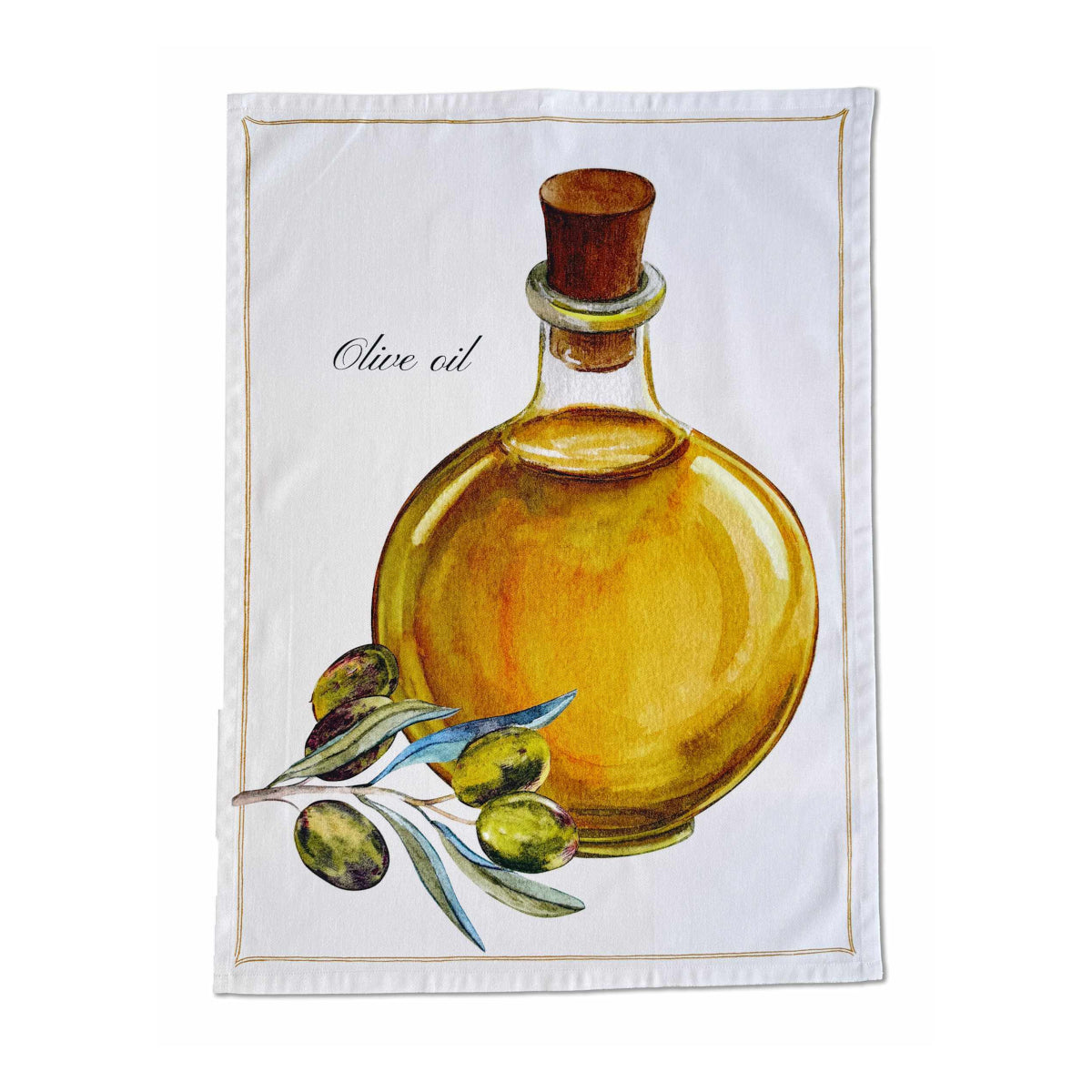 Vanillafly viskestykke - olive oil - 50x70
