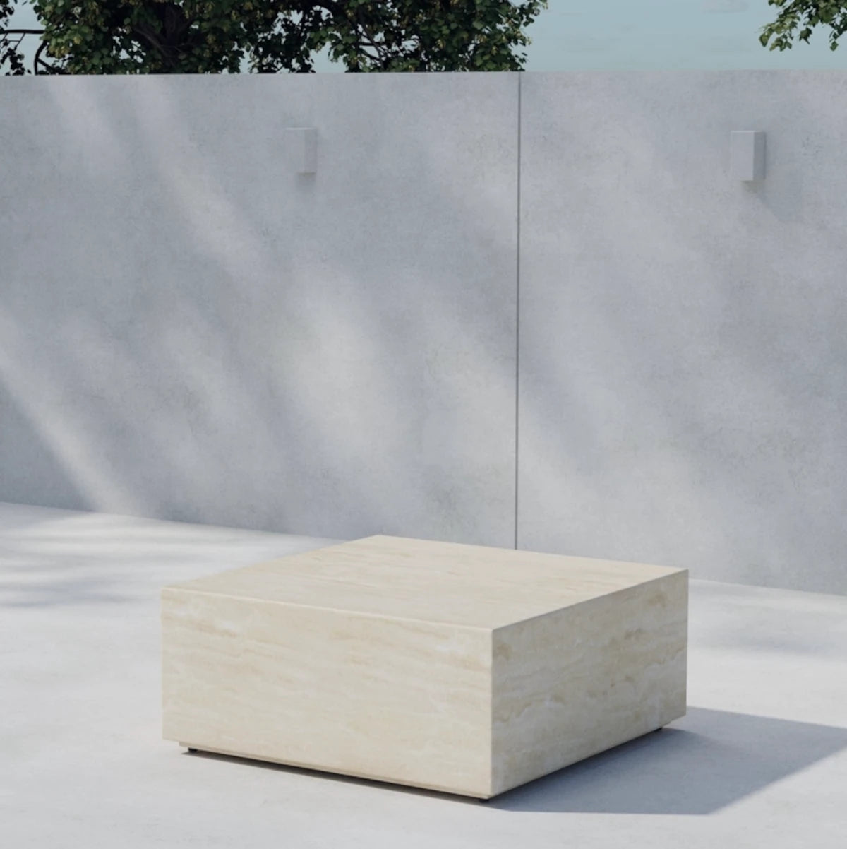 Venture Design Lissabon sofabord - 80x80 - beige