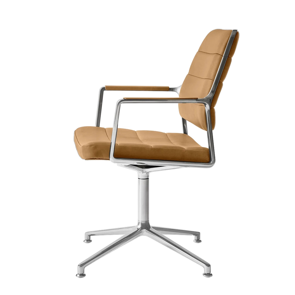 Vipp 455 Swivel Chair - Gliders - Camel Læder