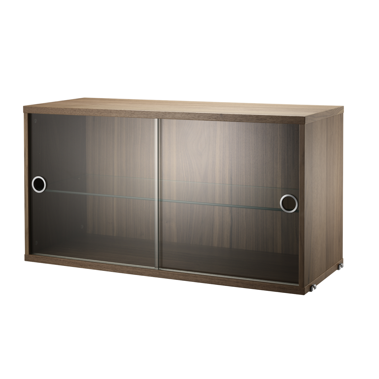 String Display Cabinet 78x42x30 Walnut