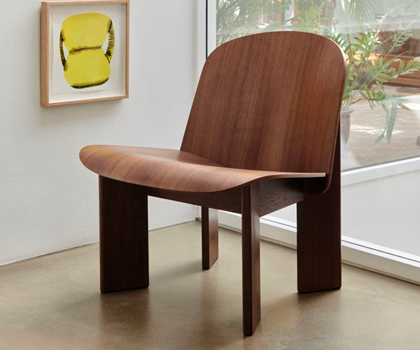 HAY Chisel Lounge Chair - Valnød