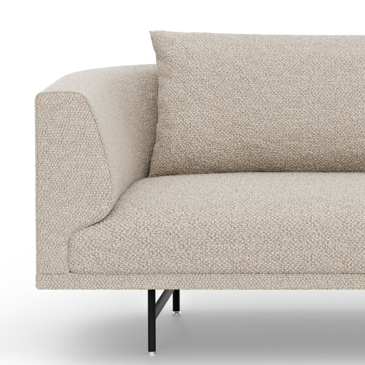 Vipp Chimney 3 personer Sofa - Wavy Off White - Light grey