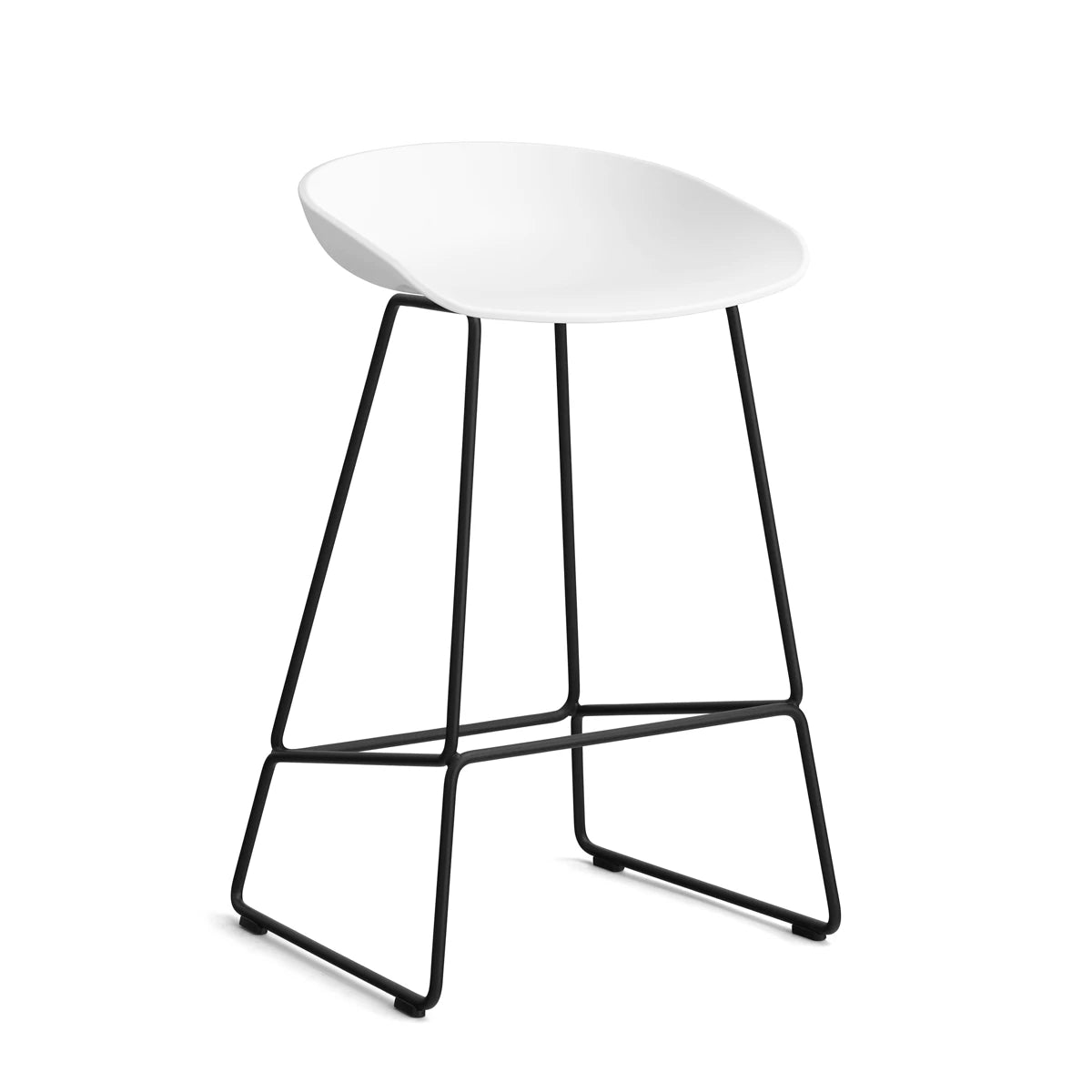HAY About a Stool - AAS 38 Barstol - Sort Stål - H:65cm