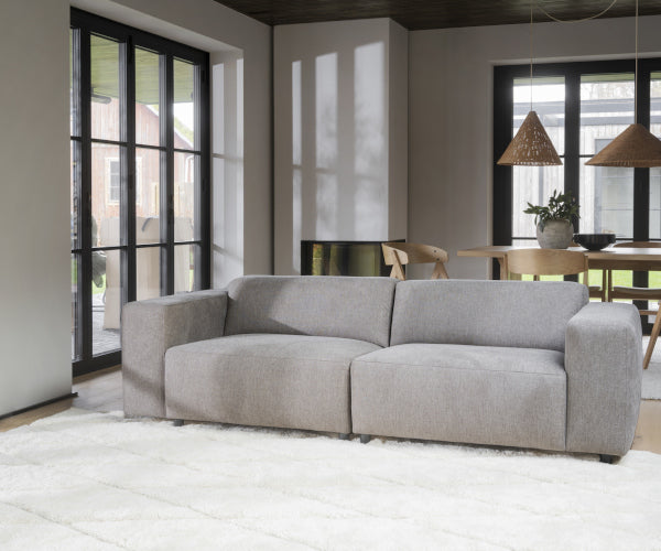 DEMO Rowico Home Willard sofa - Brenda beige - 236 cm