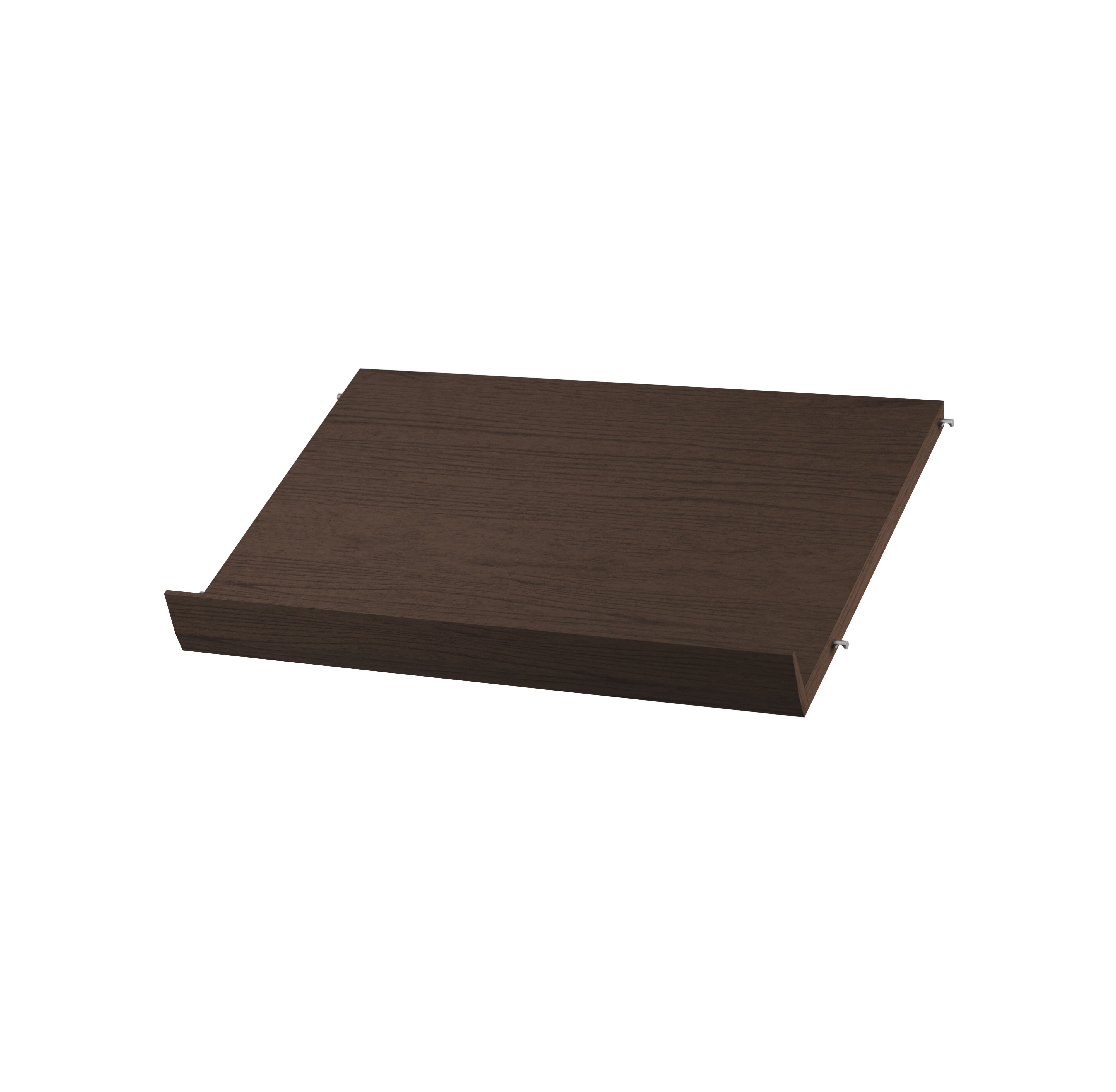 String Magazine shelf solid w58 x d30 cm - Dark Oak