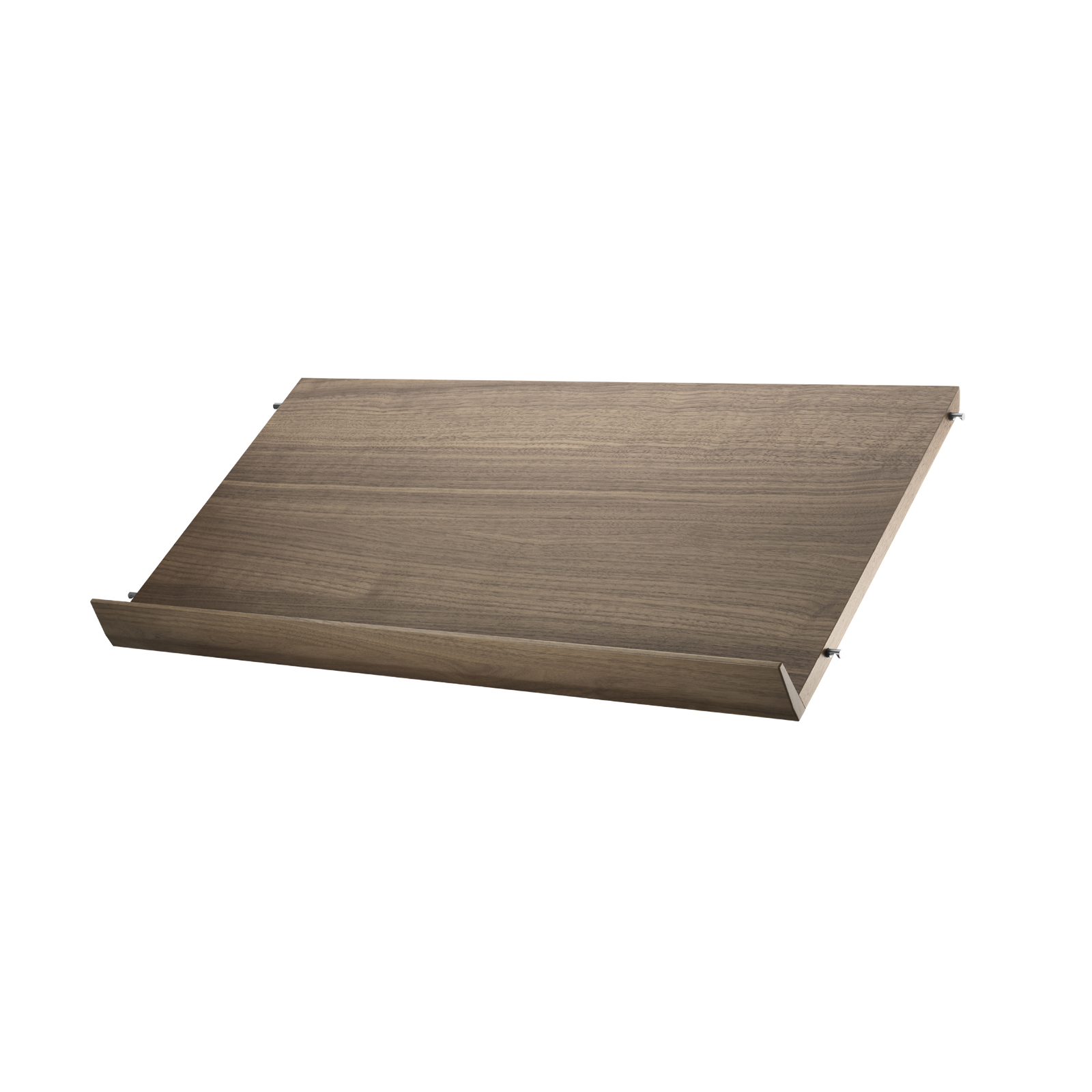 String Magazine Shelf Solid 1-pack 78x15x30 Walnut