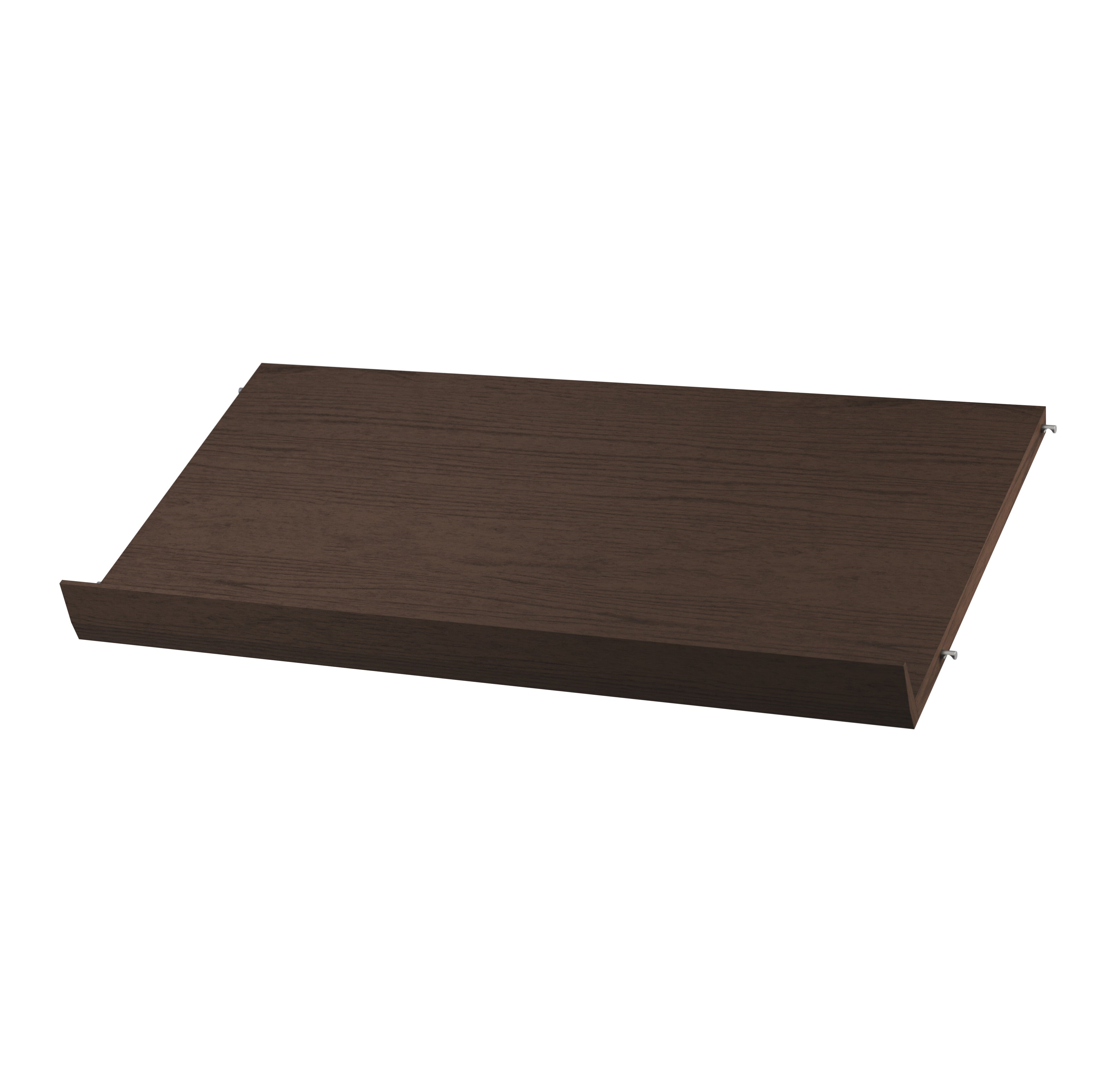 String Magazine shelf solid w78 x d30 cm - Dark Oak