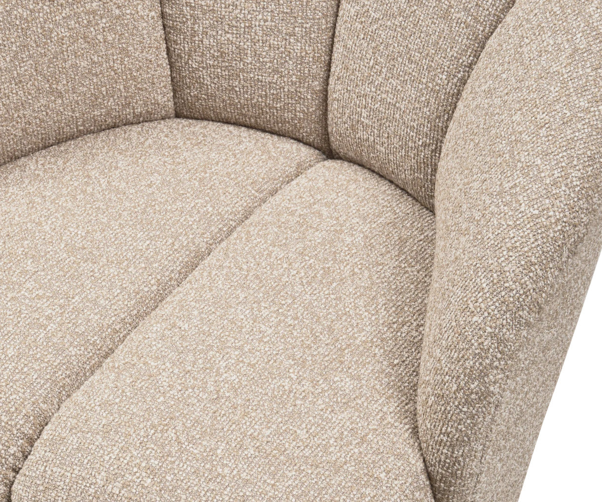 Woood Mojo Swivel lænestol - bouclé beige melange